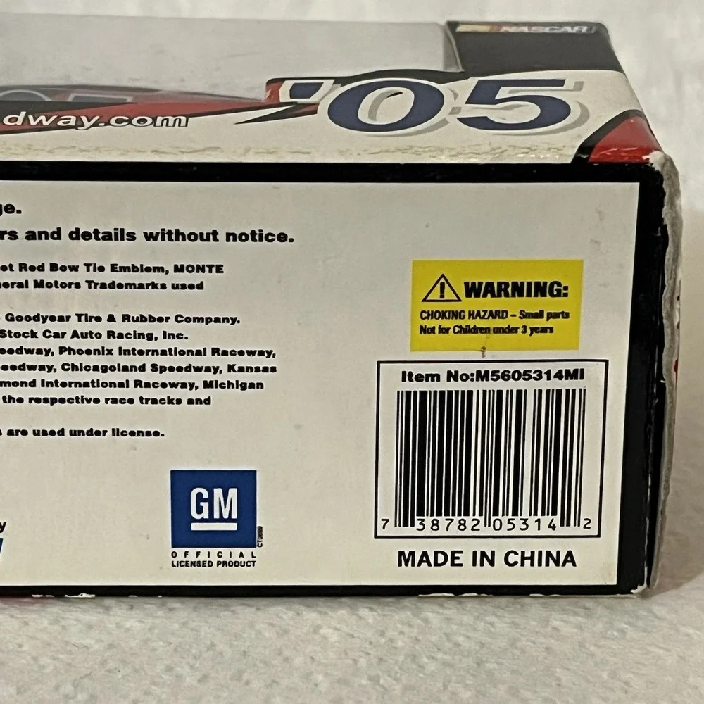 2005 Michigan International Speedway Program Car 1:64 Team Caliber Diecast